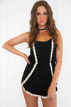 Lowe Lace Trim Romper - Haute & Rebellious