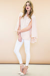 Shea Chiffon Cape Blouse - Haute & Rebellious