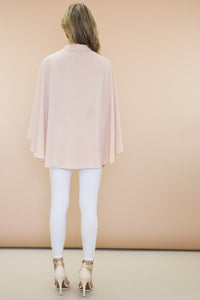 Shea Chiffon Cape Blouse - Haute & Rebellious