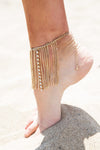 Sindhi Metal Chain Anklet - Gold - Haute & Rebellious