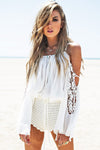 Mia Crochet Draw-String Shorts - Haute & Rebellious