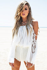 Mia Crochet Draw-String Shorts - Haute & Rebellious