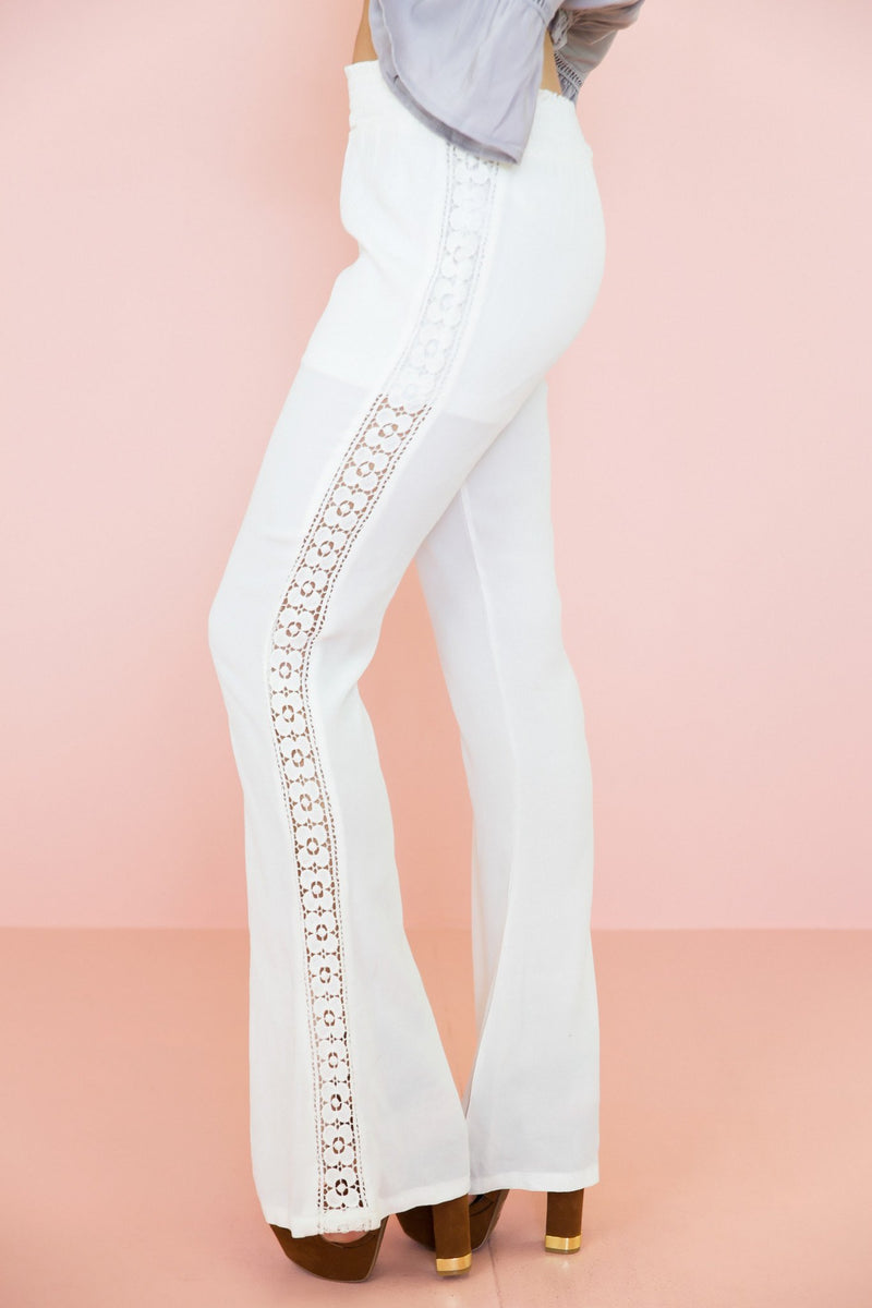 Maddi Lace Contrast Pant /// ONLY 1-M LEFT/// - Haute & Rebellious