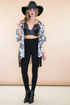 Ella Organza Floral Kimono - White - Haute & Rebellious
