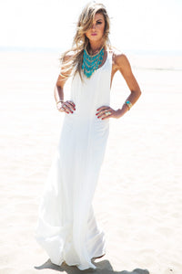 Leylana Linen Maxi Dress - Haute & Rebellious