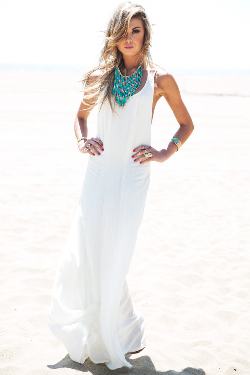 Leylana Linen Maxi Dress - Haute & Rebellious