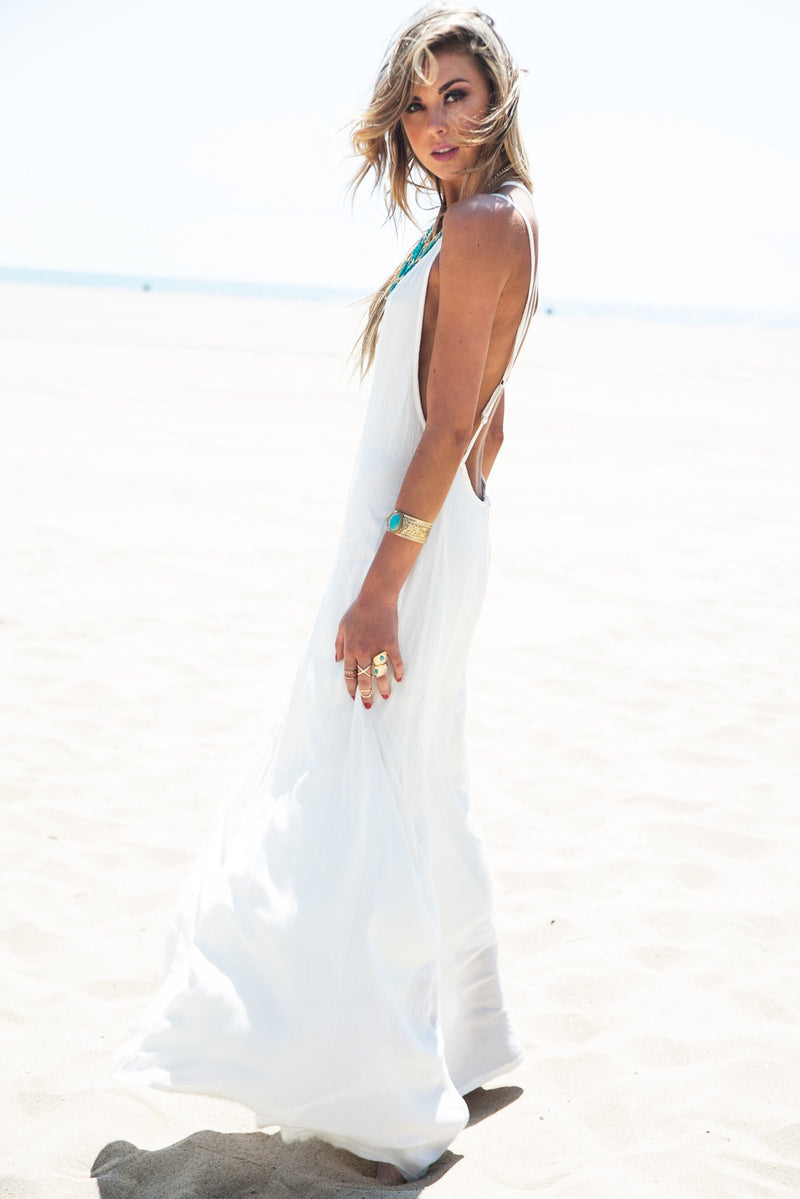 Leylana Linen Maxi Dress - Haute & Rebellious