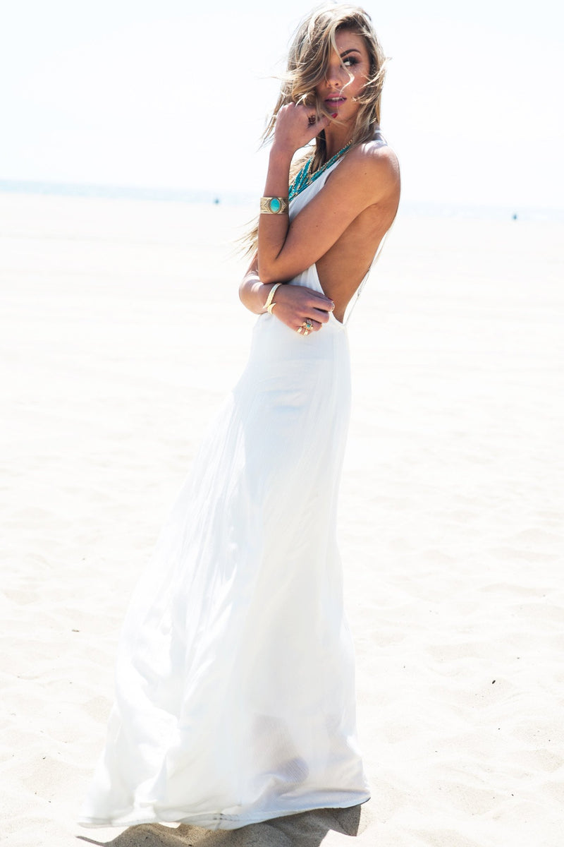 Leylana Linen Maxi Dress - Haute & Rebellious