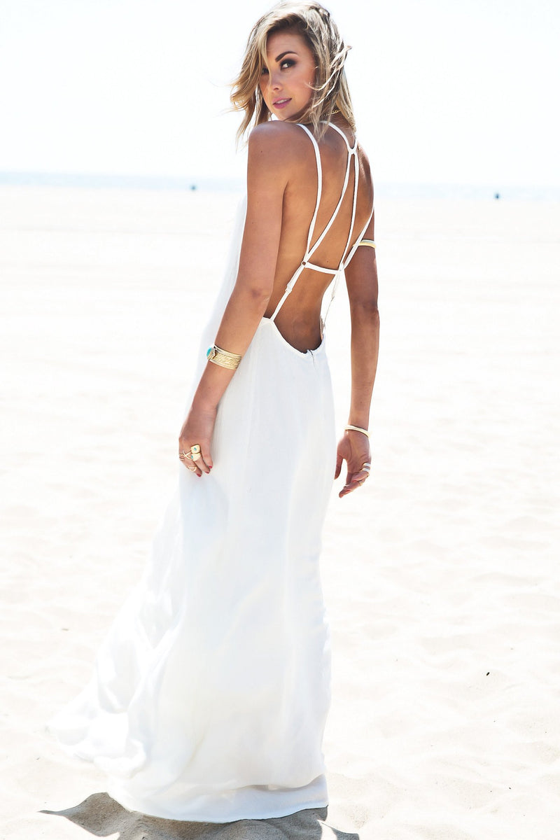 Leylana Linen Maxi Dress - Haute & Rebellious