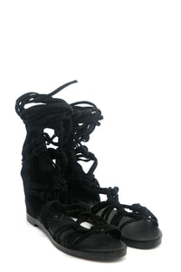 Lesly Lace-Up Gladiator Sandal - Haute & Rebellious
