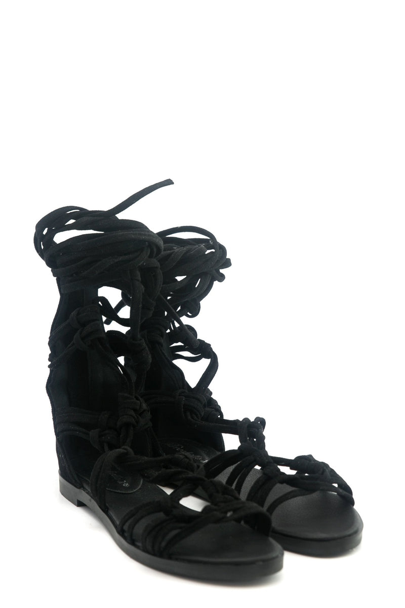 Lesly Lace-Up Gladiator Sandal - Haute & Rebellious