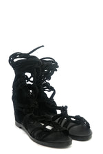 Lesly Lace-Up Gladiator Sandal - Haute & Rebellious