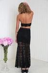 Lenna Lace Long Skirt - Black - Haute & Rebellious