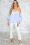 Sure Thing Puff Sleeve Picnic Top - Haute & Rebellious