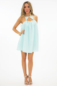 TRIANGLE FRONT DRESS - Mint - Haute & Rebellious