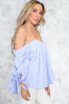 Sure Thing Puff Sleeve Picnic Top - Haute & Rebellious