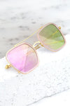 Harpers 70's Sunglasses - Gold/Pink - Haute & Rebellious