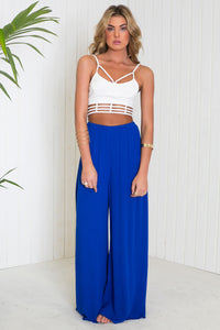 Tyson Cutout Cropped Top - White - Haute & Rebellious