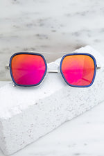 Harpers 70's Sunglasses - Orange/Pink - Haute & Rebellious