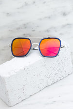 Harpers 70's Sunglasses - Orange/Pink - Haute & Rebellious
