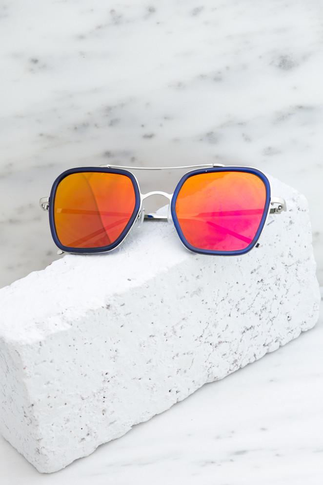 Harpers 70's Sunglasses - Orange/Pink - Haute & Rebellious