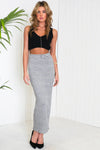Lada Ribbed Stretch Maxi Skirt - Haute & Rebellious