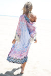 Aria Floral Fringe Kimono - Haute & Rebellious
