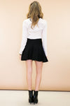 Emma Lace Trim Chiffon Blouse - Haute & Rebellious