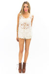 HENIA LACE TANK - White - Haute & Rebellious