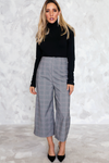 Plaid Dress Culotte Pant - Haute & Rebellious