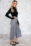 Plaid Dress Culotte Pant - Haute & Rebellious