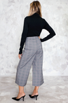 Plaid Dress Culotte Pant - Haute & Rebellious