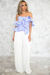 Ruffle Me One Shoulder Top - Haute & Rebellious