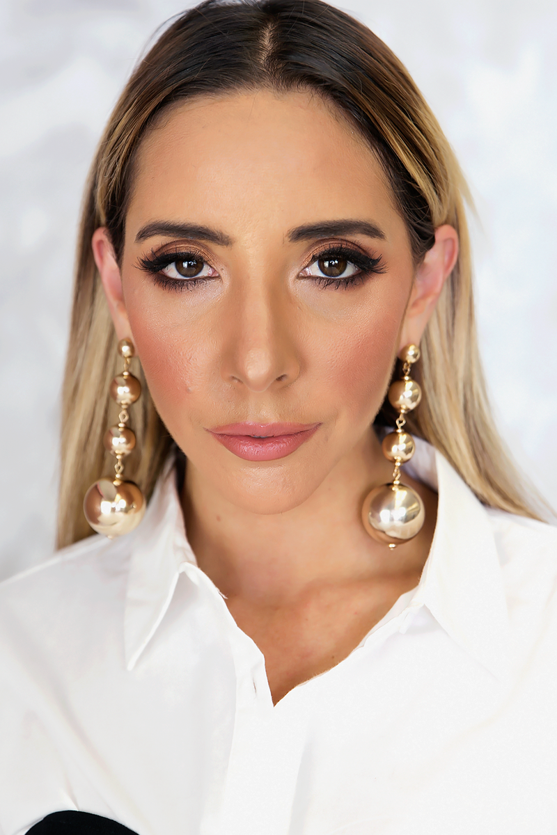 Gold Ball Drop Earrings - Haute & Rebellious