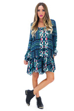 KARENA PRINT SILK DRESS - Haute & Rebellious