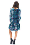 KARENA PRINT SILK DRESS - Haute & Rebellious