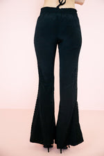 Maddi Lace Contrast Pant - Black - Haute & Rebellious