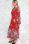 Unforgettable Floral Wrap Maxi Dress - Haute & Rebellious