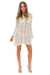 AUDREY LACE BELL SLEEVE DRESS - Haute & Rebellious