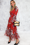 Unforgettable Floral Wrap Maxi Dress - Haute & Rebellious