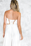 Just Us Lace-Up Back Modern Top - Haute & Rebellious