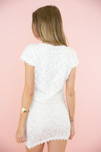 Aihana Lace Skirt - White - Haute & Rebellious