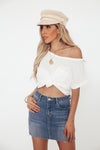 Denim Mini Skirt