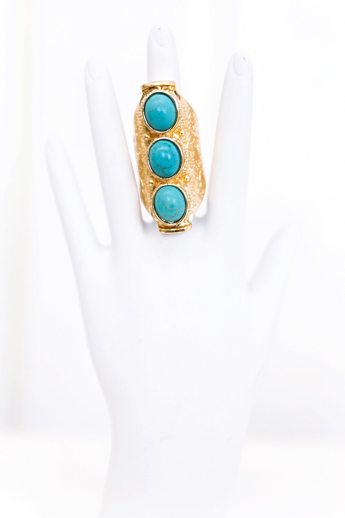 Nahla Turq Stone Large Ring - Haute & Rebellious