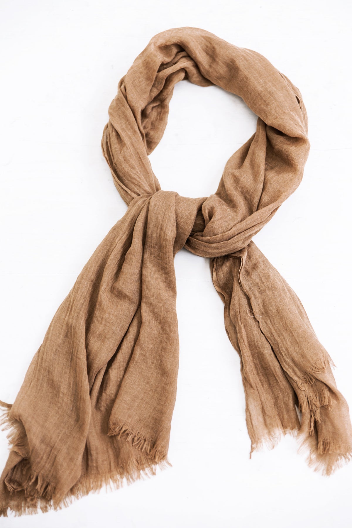 Sheer Scarf - Brown - Haute & Rebellious