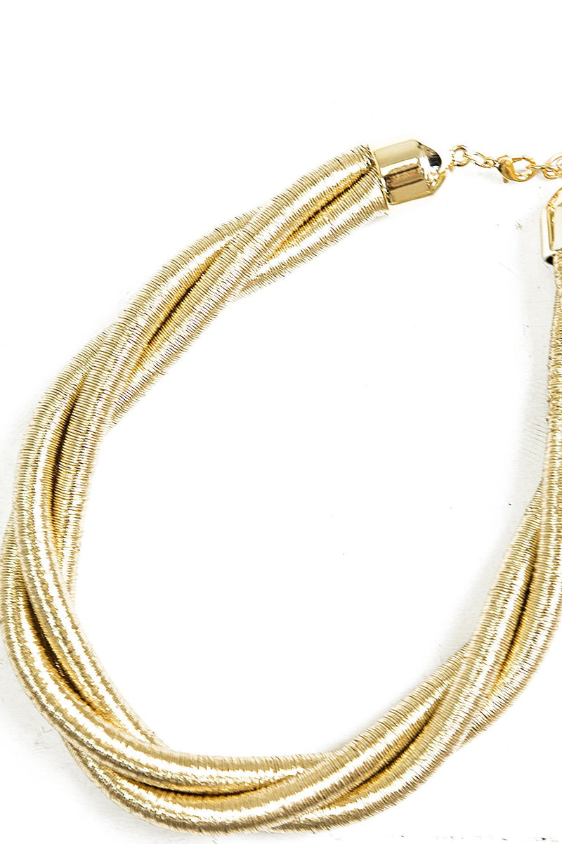 Leena Twisted Rope Necklace - Haute & Rebellious