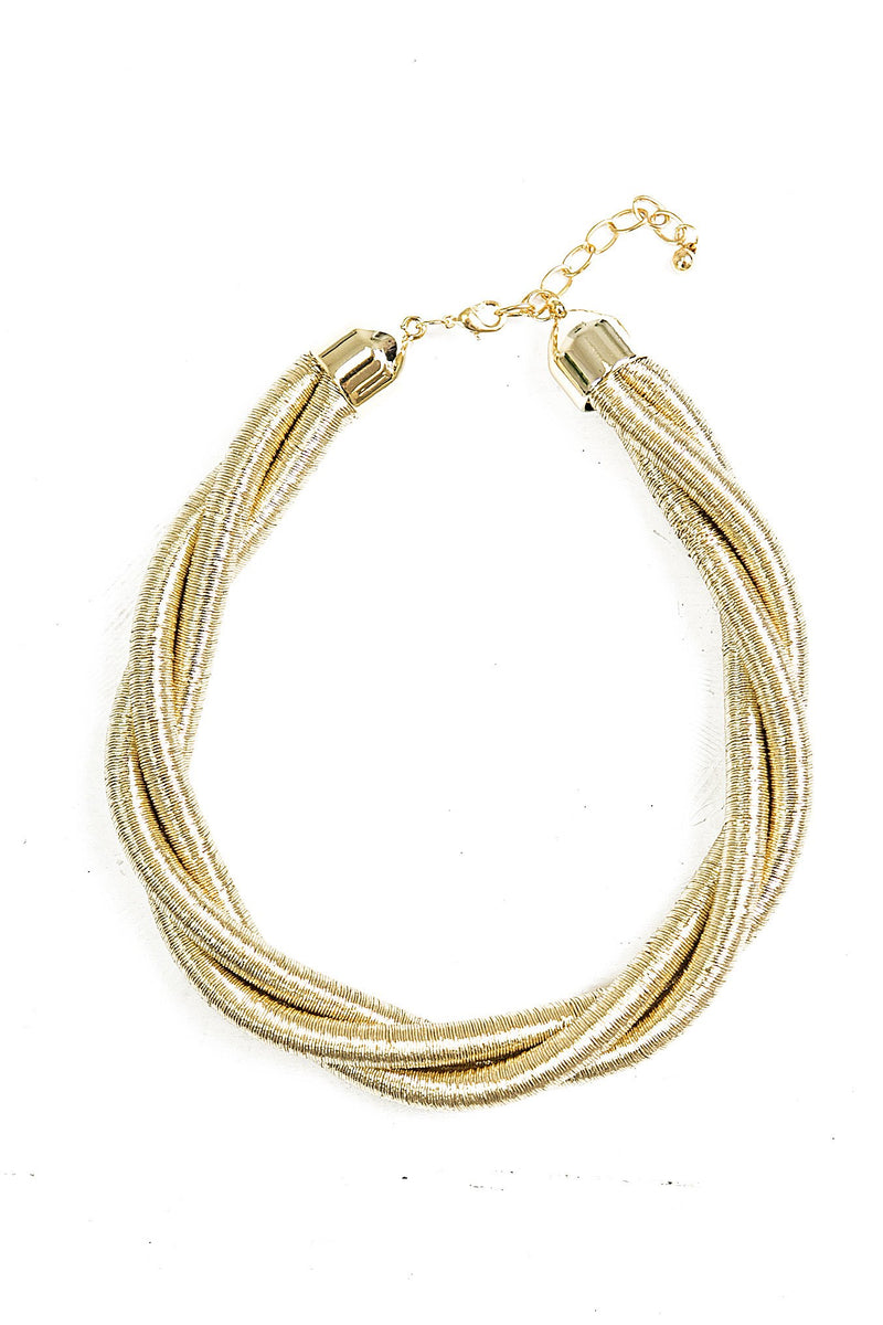 Leena Twisted Rope Necklace - Haute & Rebellious