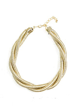 Leena Twisted Rope Necklace - Haute & Rebellious