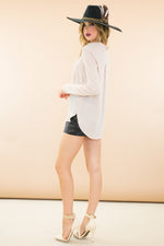 Ettro Chiffon Dressy Blouse - Taupe - Haute & Rebellious