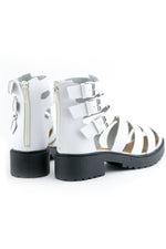 HESSON PLATFORM CHUNK SANDAL - White - Haute & Rebellious